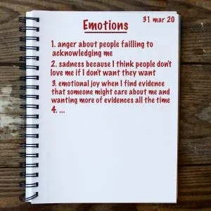 Write down Emotions Write down Emotions